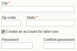 Create account Create account