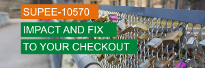 Magento supee-10570 issue in your checkout and fix